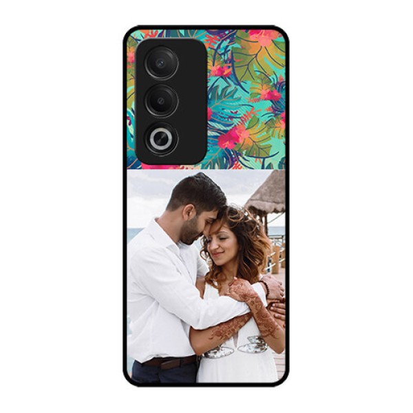 Oppo K12x 5G Custom Glass Phone Case - Watercolor Floral Design Oppo K12x 5G Custom Glass Phone Case - Watercolor Floral Design
