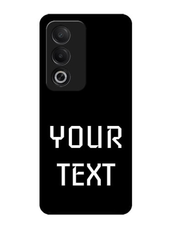 Custom Oppo K12x 5G Custom Glass Phone Case - Your Name Design