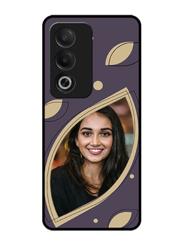 Custom Oppo K12x 5G Custom Glass Phone Case - Falling Leaf Design