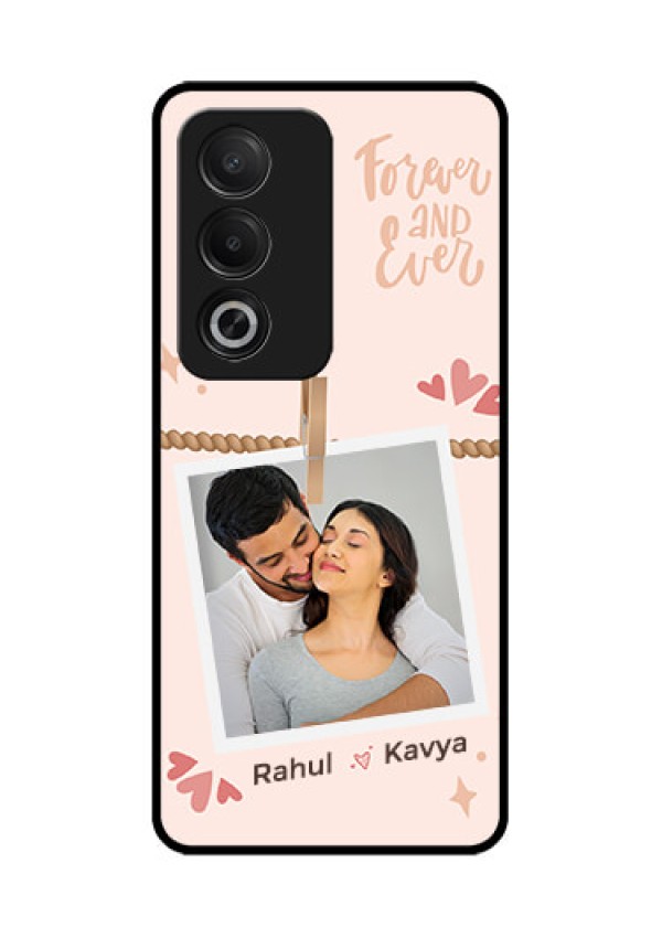 Oppo K12x 5G Custom Glass Phone Case - Forever And Ever Love Design