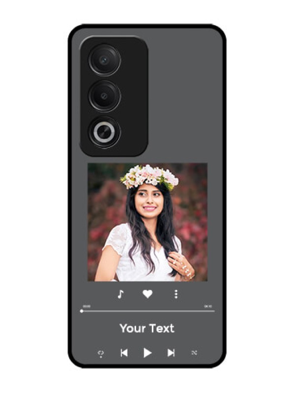 Custom Oppo K12x 5G Custom Glass Phone Case - Play The Music Design