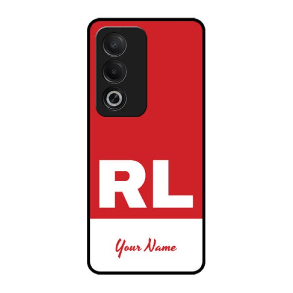Oppo K12x 5G Custom Glass Phone Case - Dual Tone Custom Text Design Oppo K12x 5G Custom Glass Phone Case - Dual Tone Custom Text Design
