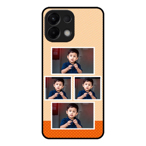 Oppo K13 5G Custom Glass Phone Case - Bulk Photos Upload Design