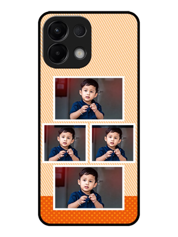 Custom Oppo K13 5G Custom Glass Phone Case - Bulk Photos Upload Design