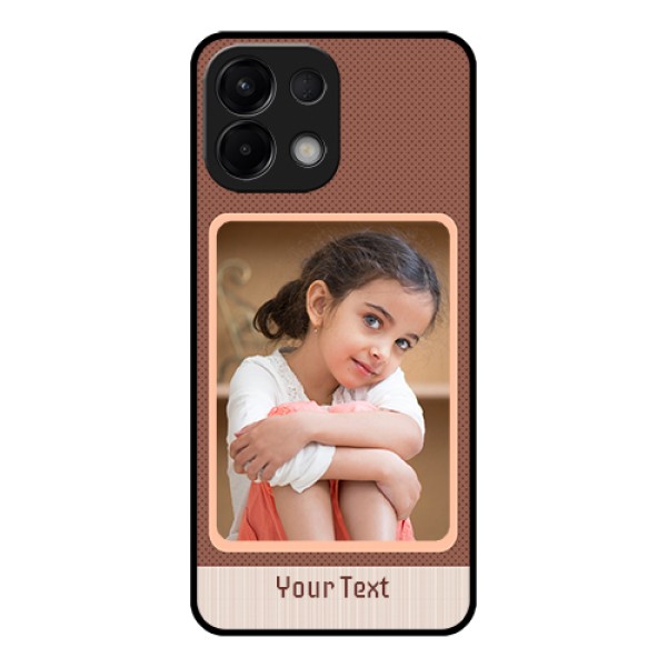 Oppo K13 5G Custom Glass Phone Case - Simple Pic Upload Design