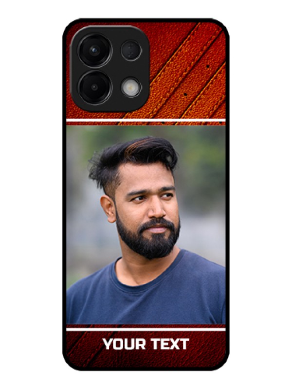 Custom Oppo K13 5G Custom Glass Phone Case - Leather Phone Case Design