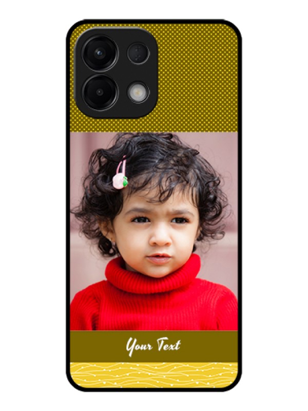 Custom Oppo K13 5G Custom Glass Phone Case - Simple Green Color Design