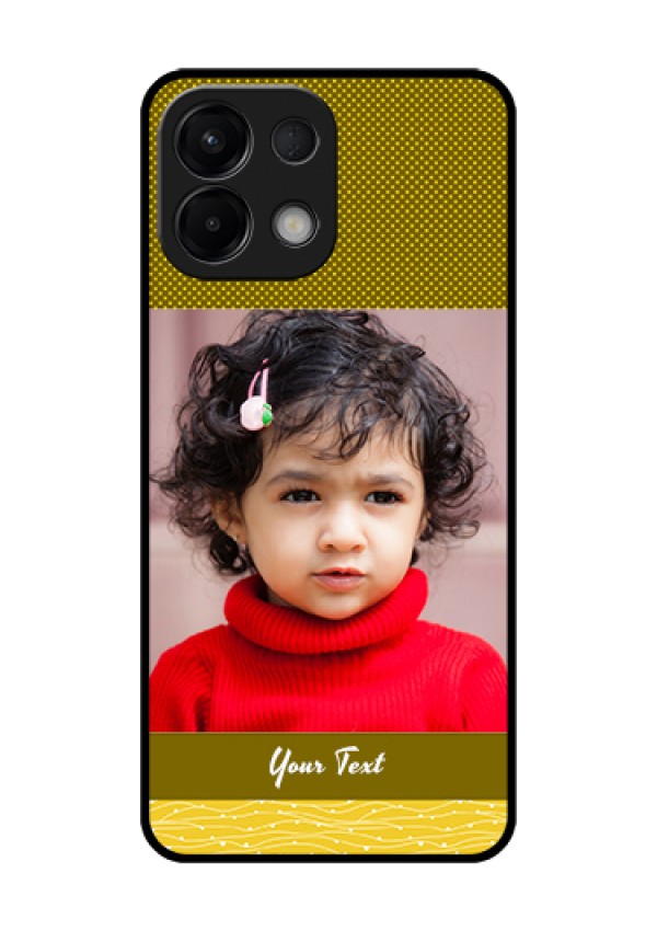 Oppo K13 5G Custom Glass Phone Case - Simple Green Color Design