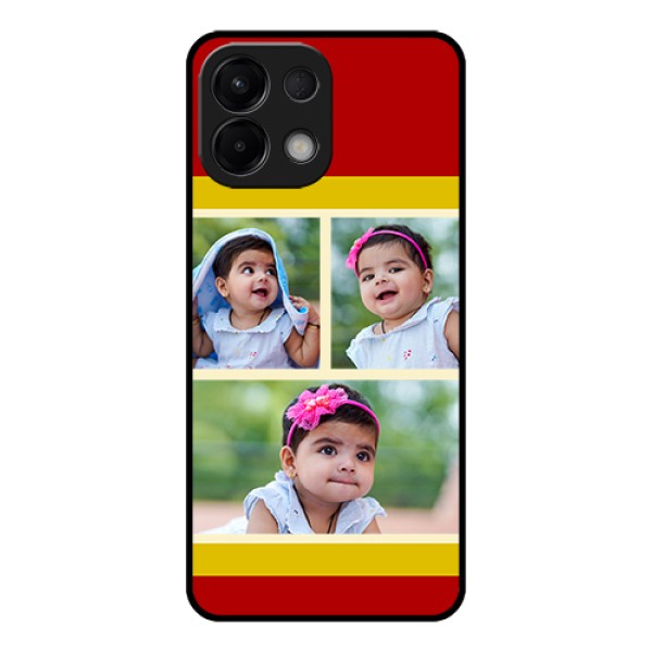 Oppo K13 5G Custom Glass Phone Case - Multiple Pic Upload Design