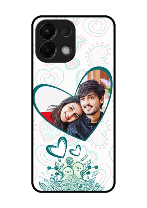 Oppo K13 5G Custom Glass Phone Case - Premium Couple Design