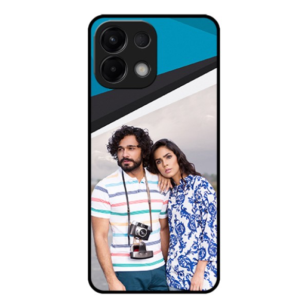 Oppo K13 5G Custom Glass Phone Case - Simple Pattern Photo Upload Design Oppo K13 5G Custom Glass Phone Case - Simple Pattern Photo Upload Design