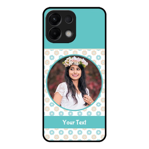 Oppo K13 5G Custom Glass Phone Case - Beautiful Flowers Design