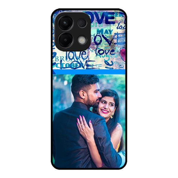 Oppo K13 5G Custom Glass Phone Case - Colorful Love Design