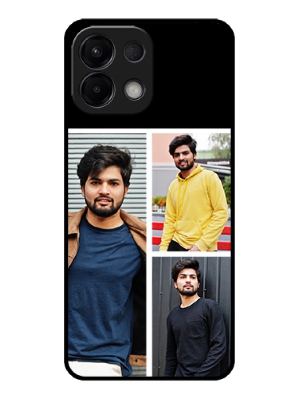 Custom Oppo K13 5G Custom Glass Phone Case - Upload Multiple Picture Design