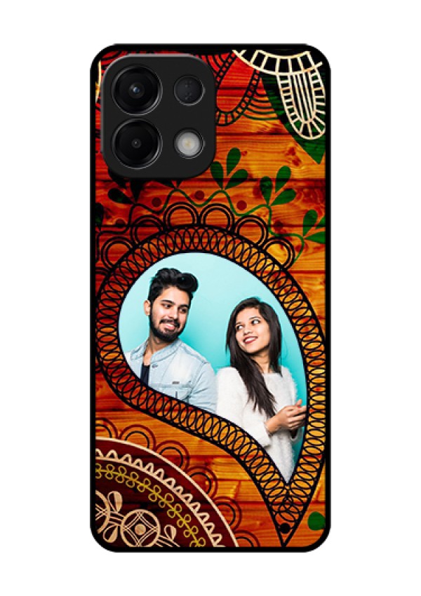 Oppo K13 5G Custom Glass Phone Case - Abstract Colorful Design