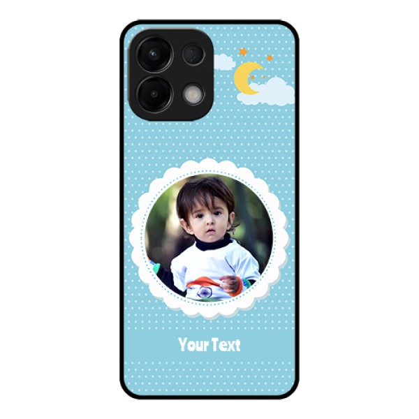 Oppo K13 5G Custom Glass Phone Case - Violet Pattern Design