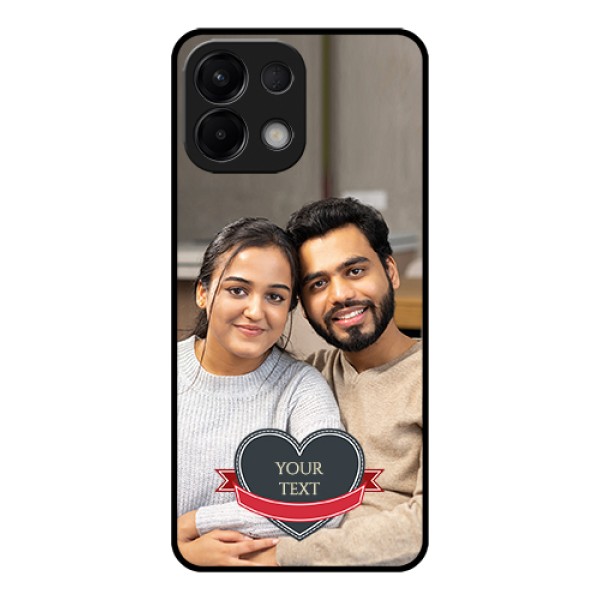 Oppo K13 5G Custom Glass Phone Case - Just Married Couple Design Oppo K13 5G Custom Glass Phone Case - Just Married Couple Design
