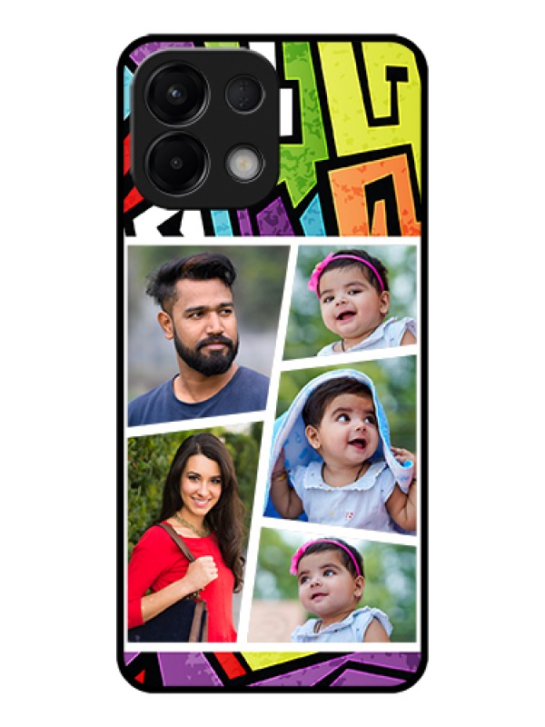 Custom Oppo K13 5G Custom Glass Phone Case - Graffiti Pattern Design