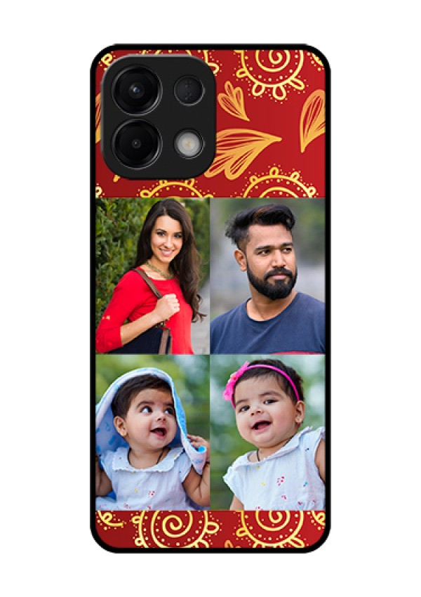 Oppo K13 5G Custom Glass Phone Case - 4 Image Traditional Design