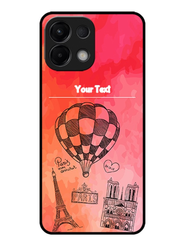 Custom Oppo K13 5G Custom Glass Phone Case - Paris Theme Design