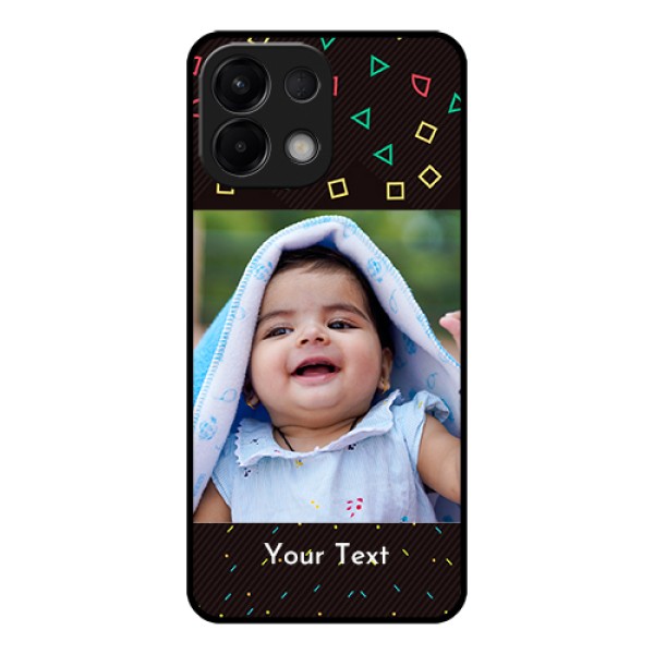 Oppo K13 5G Custom Glass Phone Case - With Confetti Birthday Design Oppo K13 5G Custom Glass Phone Case - With Confetti Birthday Design