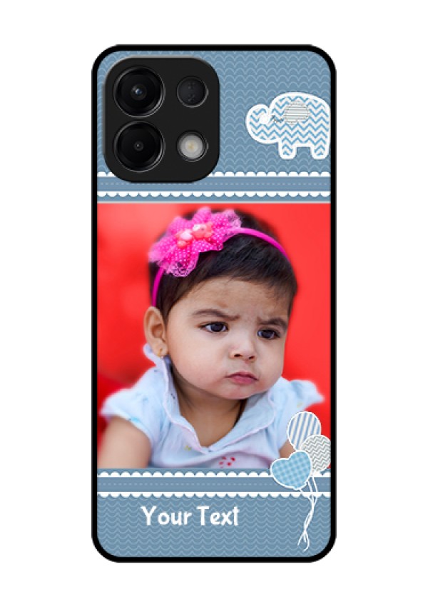 Oppo K13 5G Custom Glass Phone Case - With Kids Pattern Design