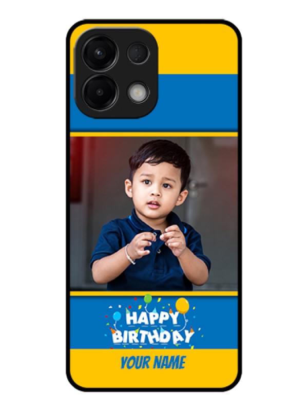 Custom Oppo K13 5G Custom Glass Phone Case - Birthday Wishes Design