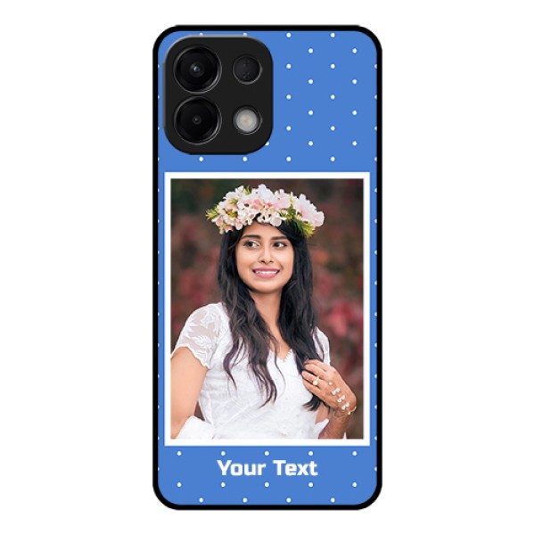 Oppo K13 5G Custom Glass Phone Case - Polka Dots Design