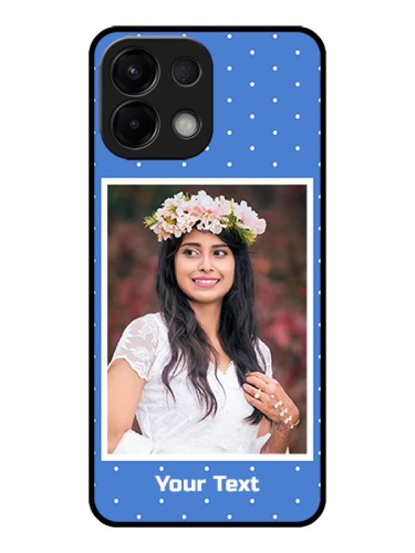 Custom Oppo K13 5G Custom Glass Phone Case - Polka Dots Design