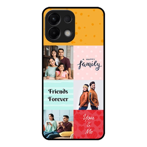 Oppo K13 5G Custom Glass Phone Case - Images With Quotes Design
