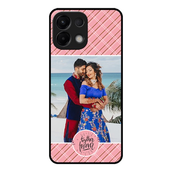 Oppo K13 5G Custom Glass Phone Case - Together Forever Design Oppo K13 5G Custom Glass Phone Case - Together Forever Design