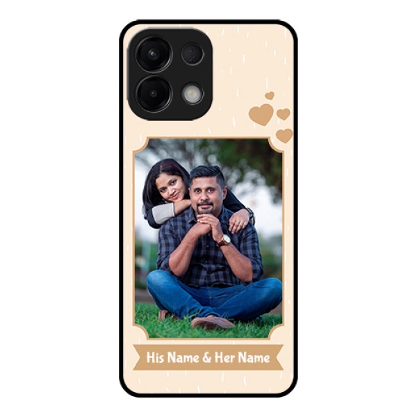 Oppo K13 5G Custom Glass Phone Case - With Confetti Love Design Oppo K13 5G Custom Glass Phone Case - With Confetti Love Design