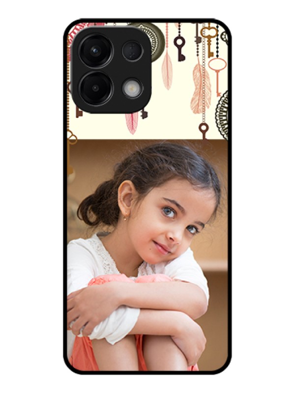 Custom Oppo K13 5G Custom Glass Phone Case - Boho Style Design