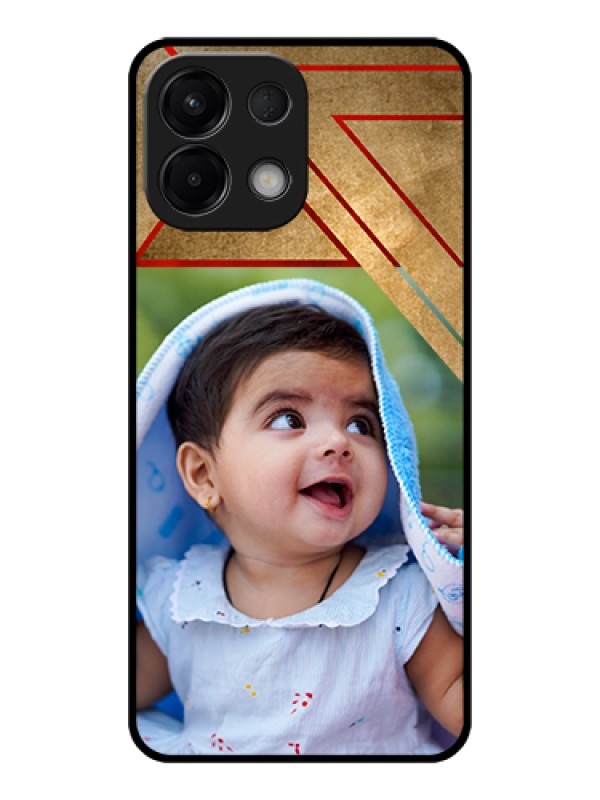 Custom Oppo K13 5G Custom Glass Phone Case - Gradient Abstract Texture Design