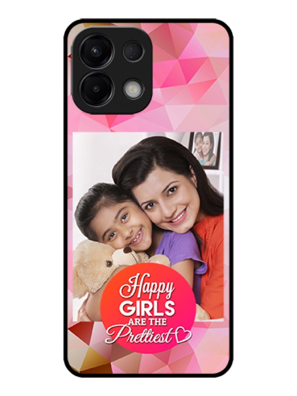 Custom Oppo K13 5G Custom Glass Phone Case - Abstract Triangle Design