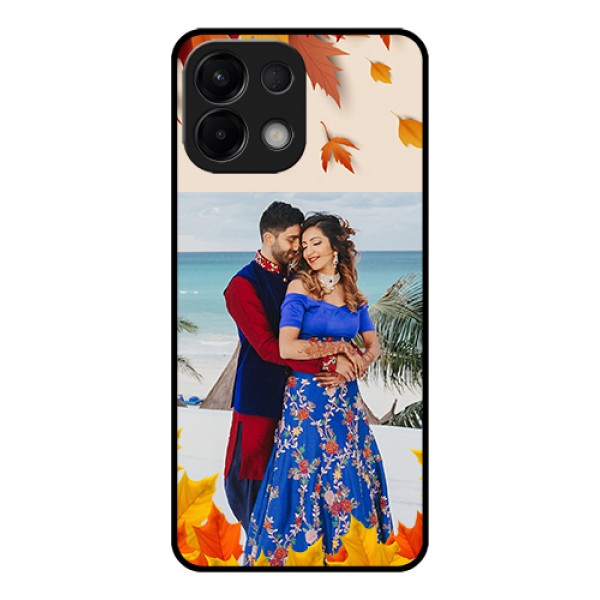 Oppo K13 5G Custom Glass Phone Case - Autumn Maple Leaves Design Oppo K13 5G Custom Glass Phone Case - Autumn Maple Leaves Design