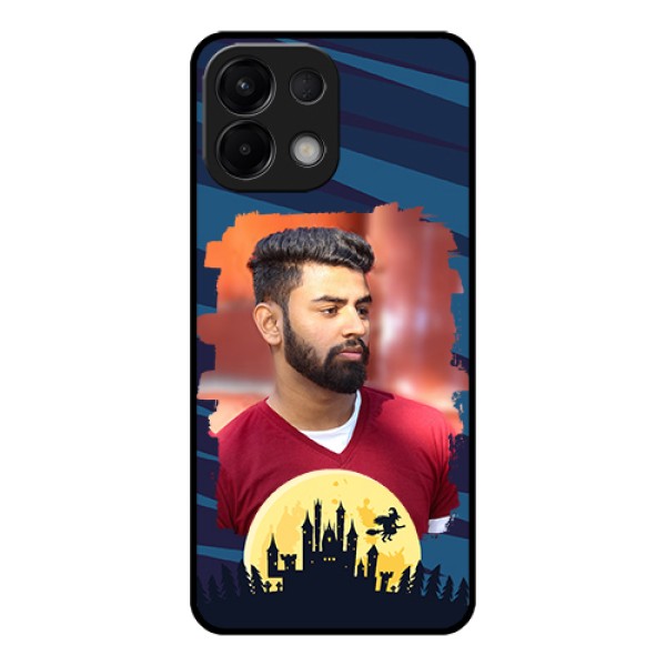 Oppo K13 5G Custom Glass Phone Case - Halloween Witch Design