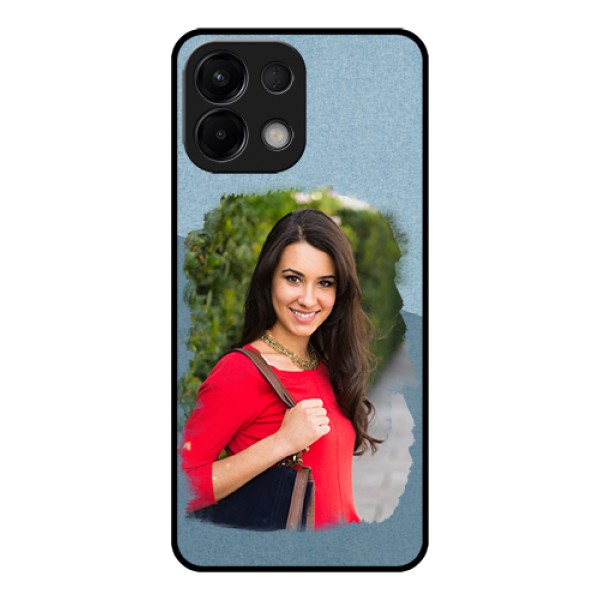 Oppo K13 5G Custom Glass Phone Case - Grunge Line Art Design