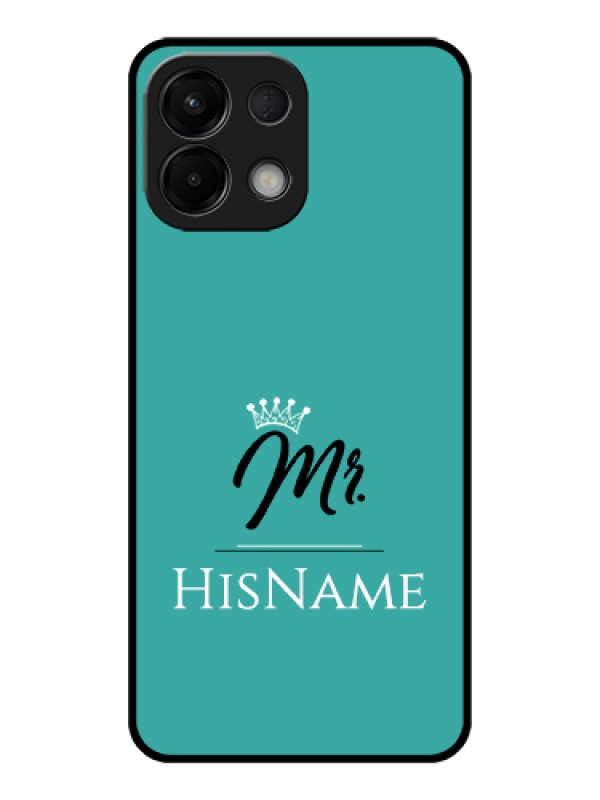 Custom Oppo K13 5G Custom Glass Phone Case - Mr With Name Design