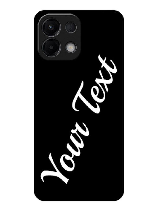 Custom Oppo K13 5G Custom Glass Phone Case - With Your Name Design