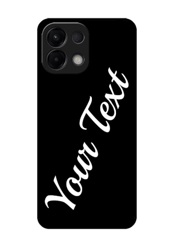 Oppo K13 5G Custom Glass Phone Case - With Your Name Design