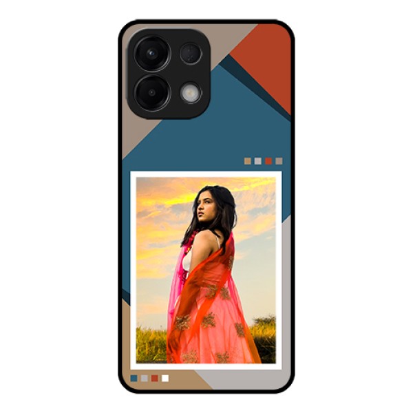 Oppo K13 5G Custom Glass Phone Case - Retro Color Pallet Design Oppo K13 5G Custom Glass Phone Case - Retro Color Pallet Design