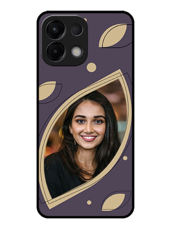 Custom Oppo K13 5G Custom Glass Phone Case - Falling Leaf Design