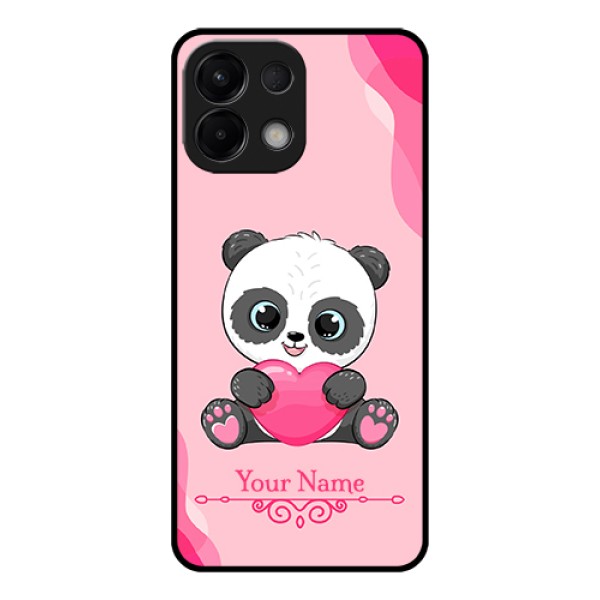 Oppo K13 5G Custom Glass Phone Case - Cute Panda Design