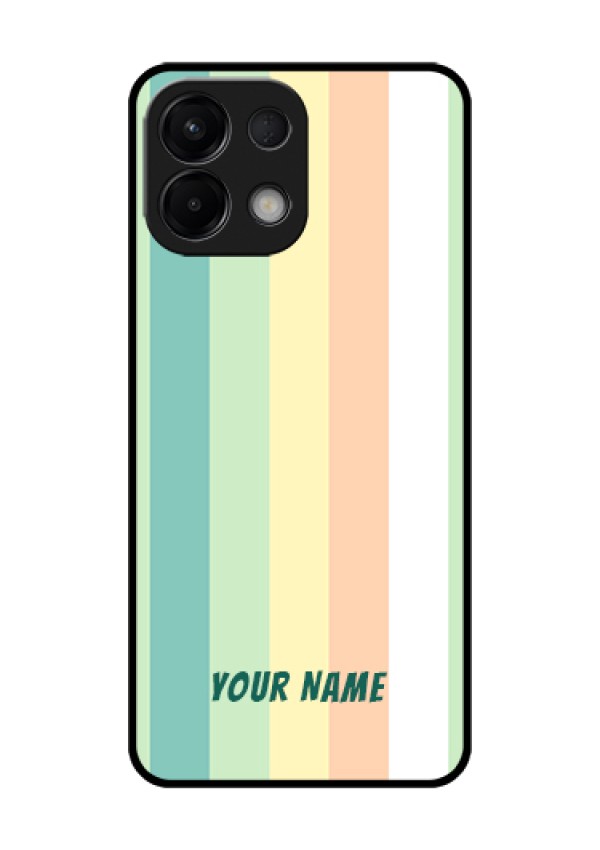 Oppo K13 5G Custom Glass Phone Case - Multi - Colour Stripes Design
