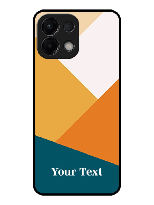 Custom Oppo K13 5G Custom Glass Phone Case - Stacked Multi - Colour Design