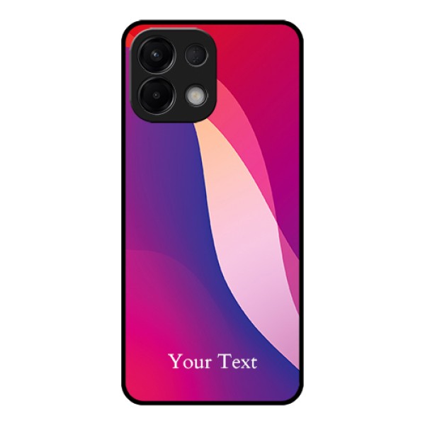 Oppo K13 5G Custom Glass Phone Case - Digital Abstract Overlap Design Oppo K13 5G Custom Glass Phone Case - Digital Abstract Overlap Design