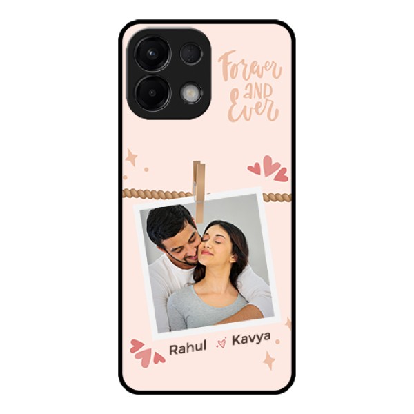 Oppo K13 5G Custom Glass Phone Case - Forever And Ever Love Design Oppo K13 5G Custom Glass Phone Case - Forever And Ever Love Design