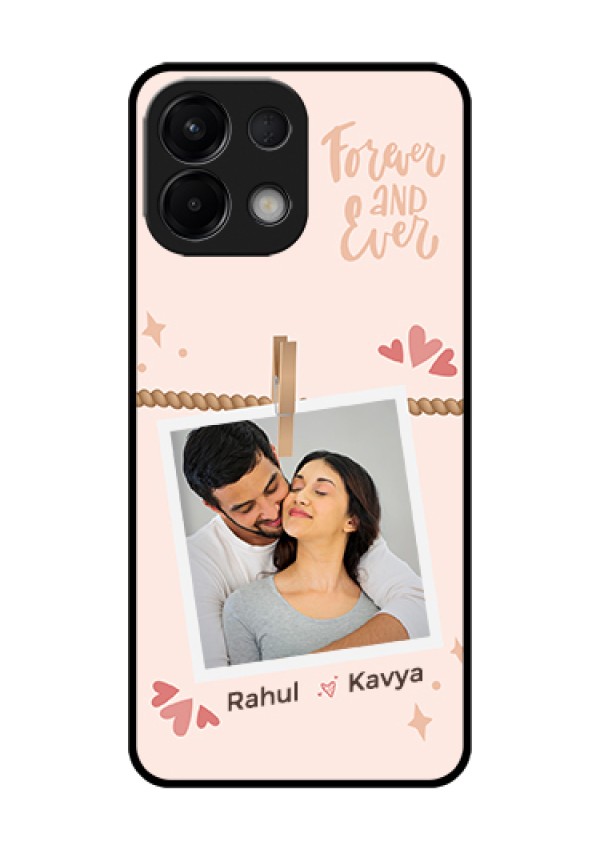 Oppo K13 5G Custom Glass Phone Case - Forever And Ever Love Design