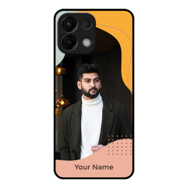 Oppo K13 5G Custom Glass Phone Case - Tri - Coloured Overlay Design Oppo K13 5G Custom Glass Phone Case - Tri - Coloured Overlay Design